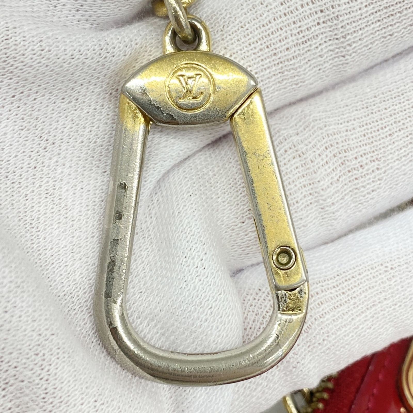 ルイ・ヴィトン(Louis Vuitton) ルイ・ヴィトン 財布・コインケース ヴェルニ ポシェットクレNM M91737 ルージュグルナディーヌレディース
