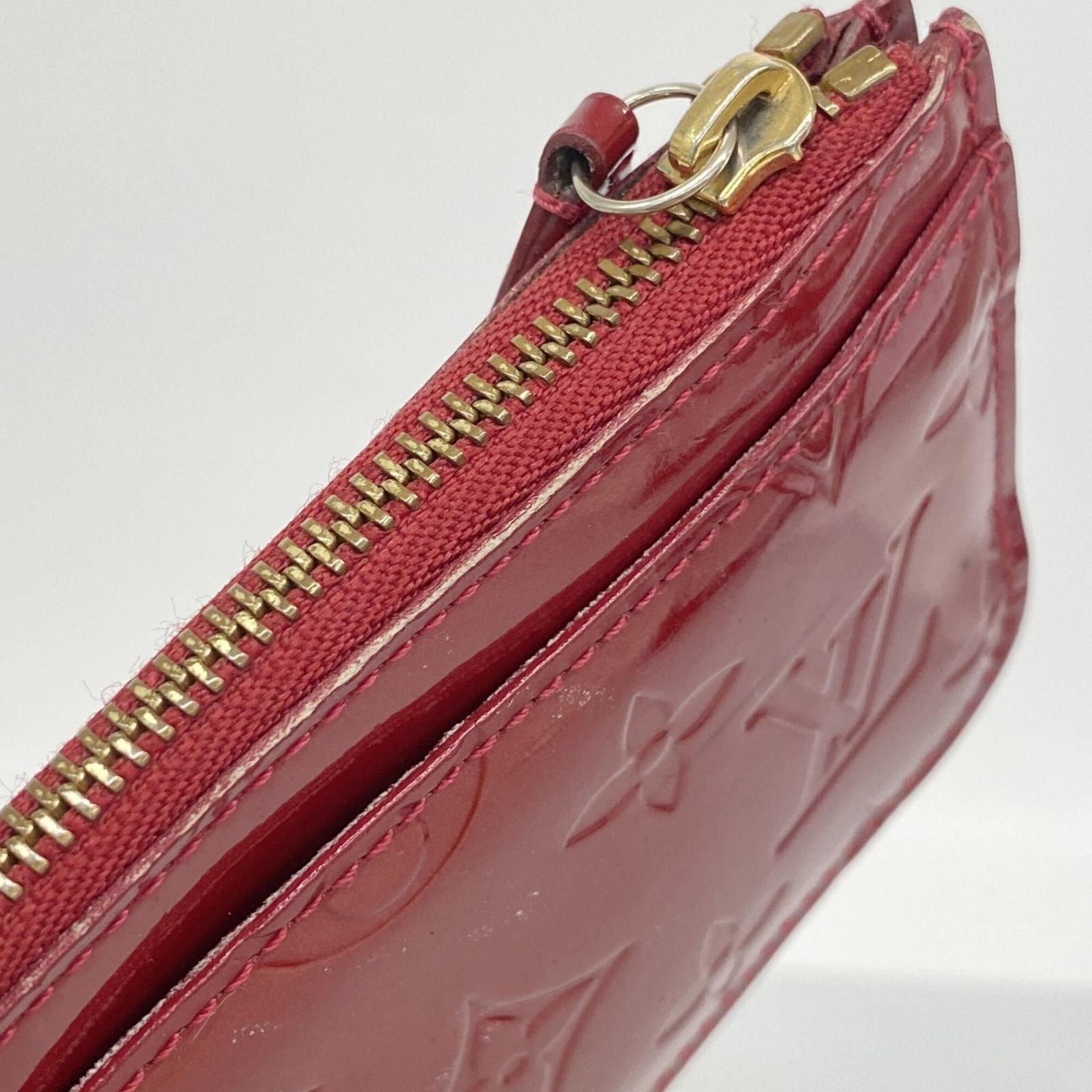 ルイ・ヴィトン(Louis Vuitton) ルイ・ヴィトン 財布・コインケース ヴェルニ ポシェットクレNM M91737 ルージュグルナディーヌレディース