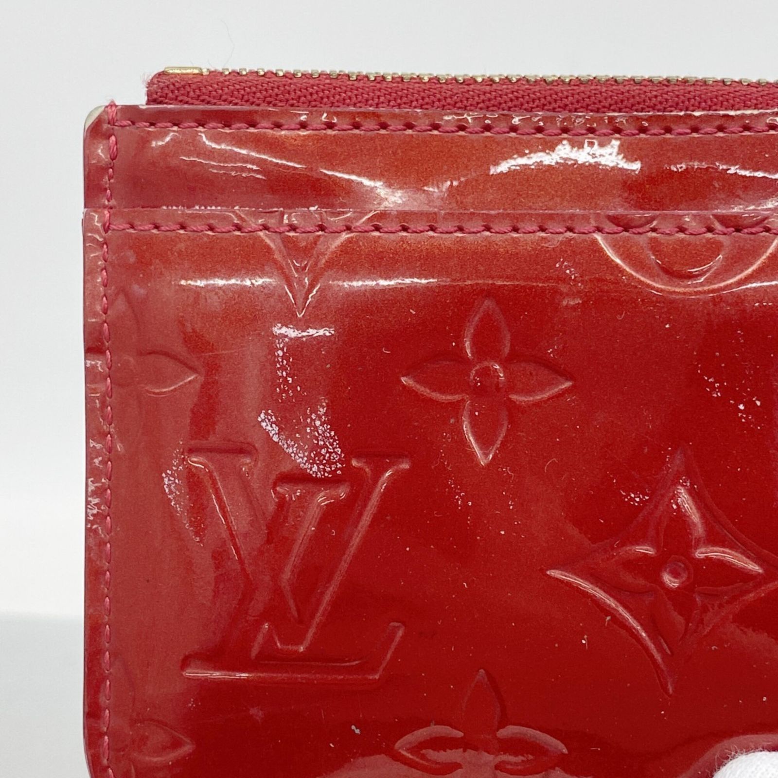 ルイ・ヴィトン(Louis Vuitton) ルイ・ヴィトン 財布・コインケース ヴェルニ ポシェットクレNM M91737 ルージュグルナディーヌレディース