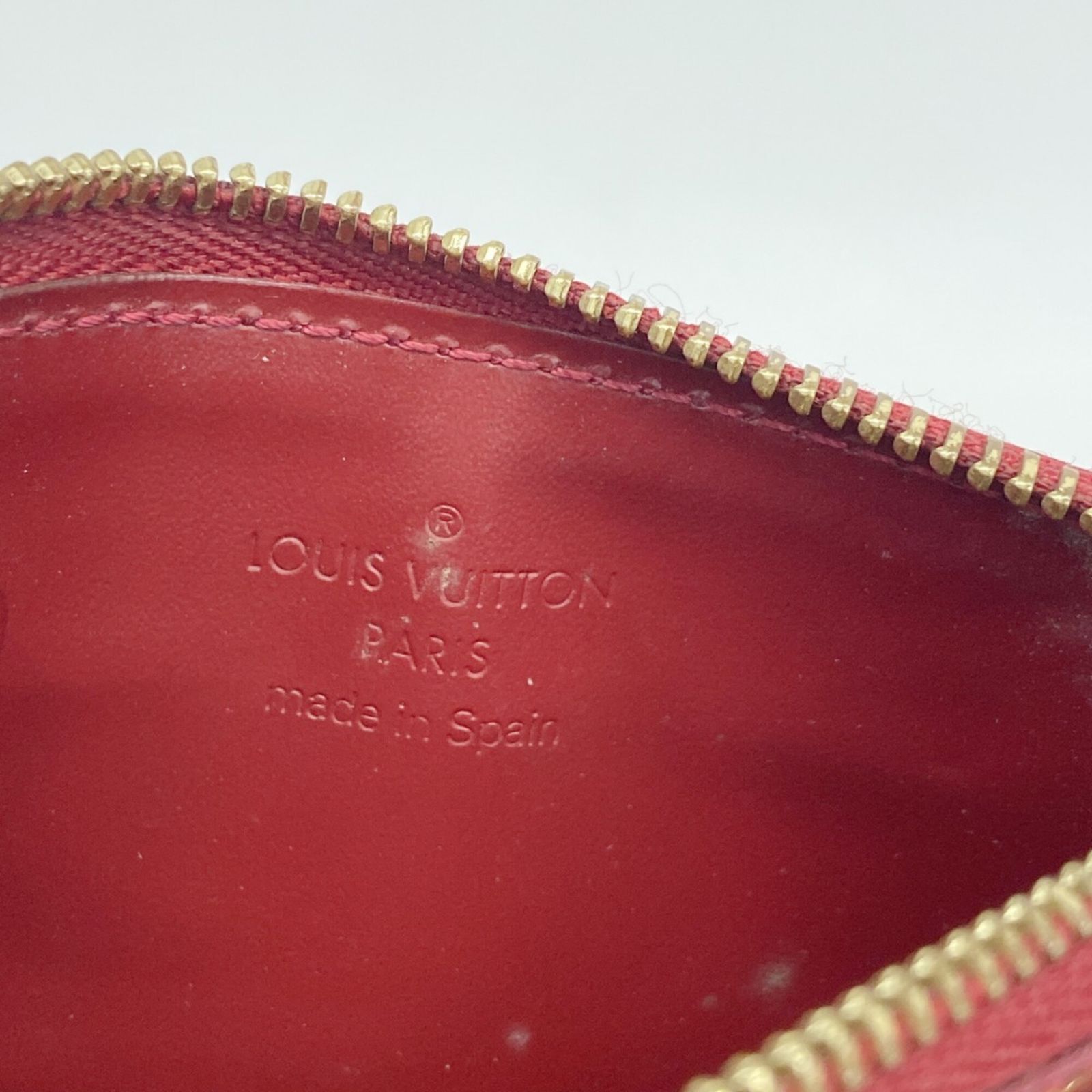 ルイ・ヴィトン(Louis Vuitton) ルイ・ヴィトン 財布・コインケース ヴェルニ ポシェットクレNM M91737 ルージュグルナディーヌレディース