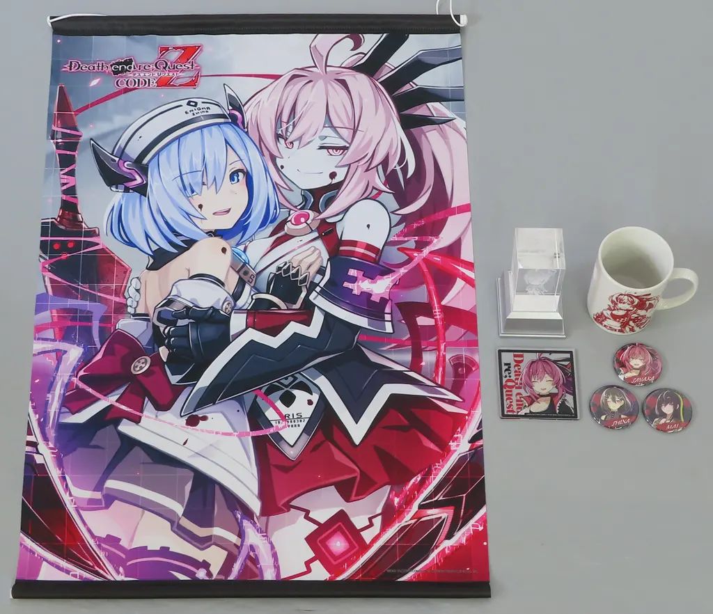 【中古】グッズセット [単品] 5大特典セット 「PS5/PS4/Switchソフト Death end re;Quest Code Z ファミ通DXパック 3Dクリスタルセット」 同梱特典