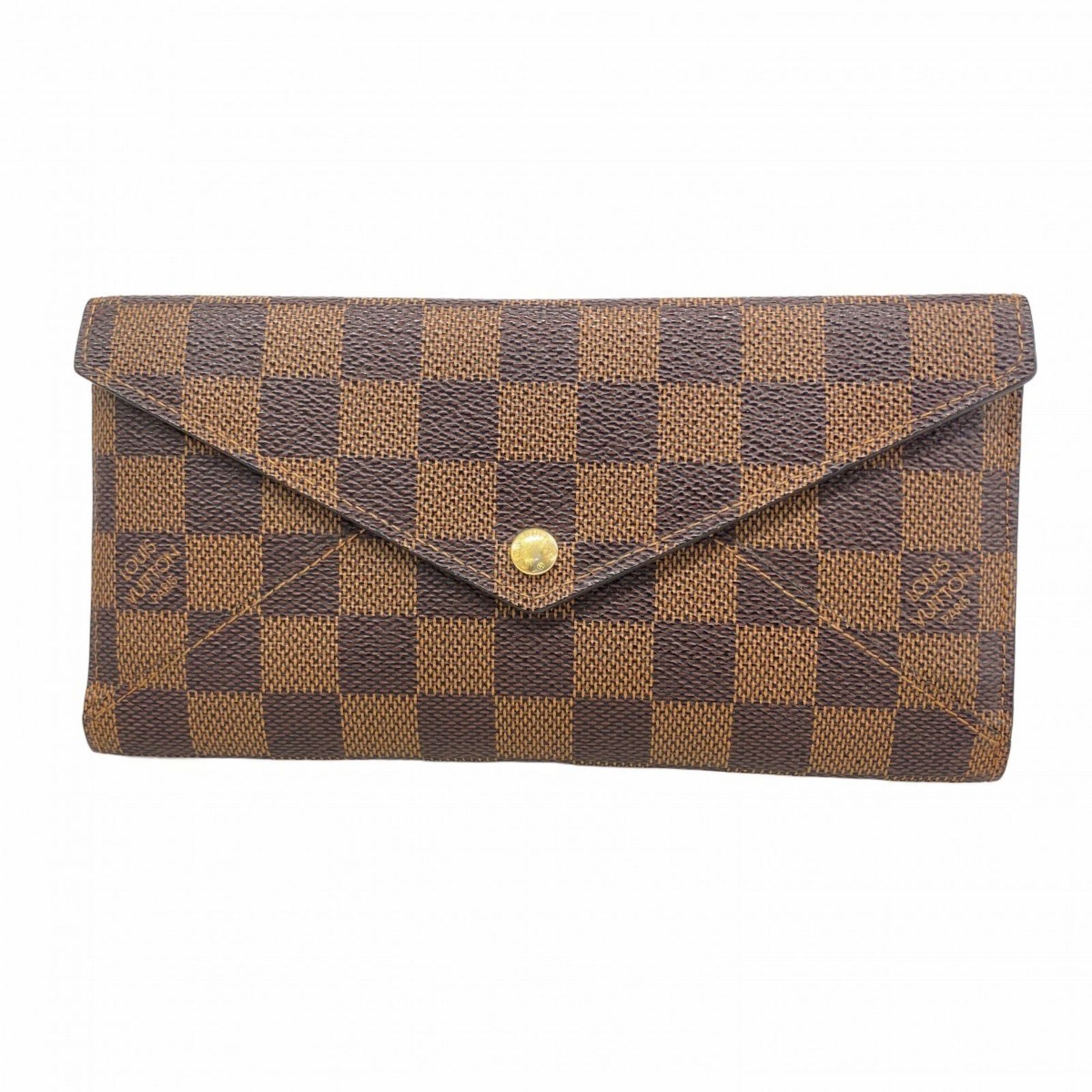 ルイ・ヴィトン(Louis Vuitton) ルイ・ヴィトン 長財布 ダミエ ポルトフォイユオリガミロン N63097 エベヌレディース