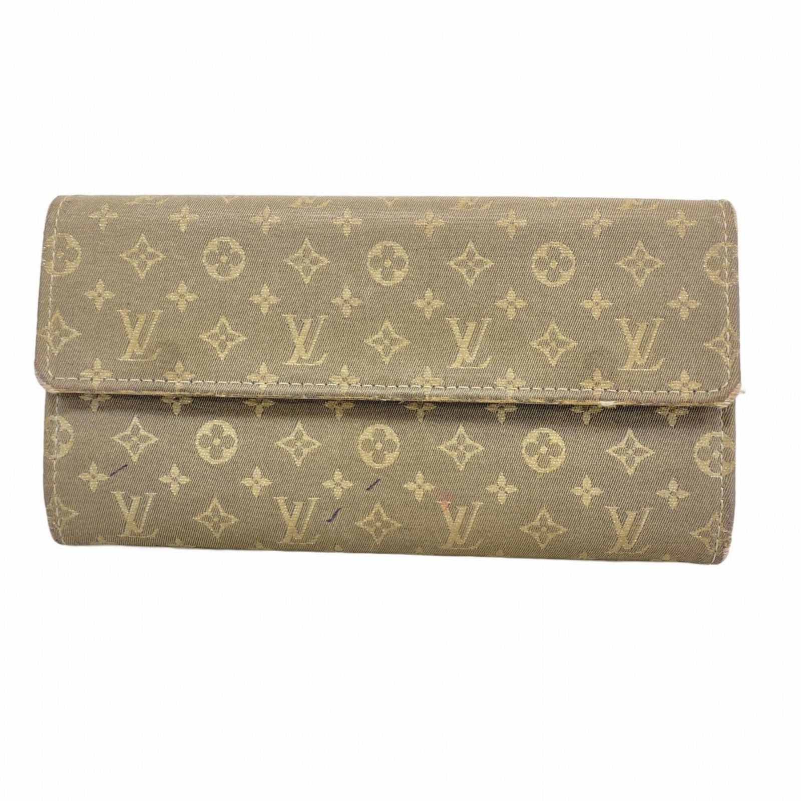 ルイ・ヴィトン(Louis Vuitton) ルイ・ヴィトン 長財布 モノグラム・ミニラン ポルトフォイユサラ M95665 プラティーヌレディース