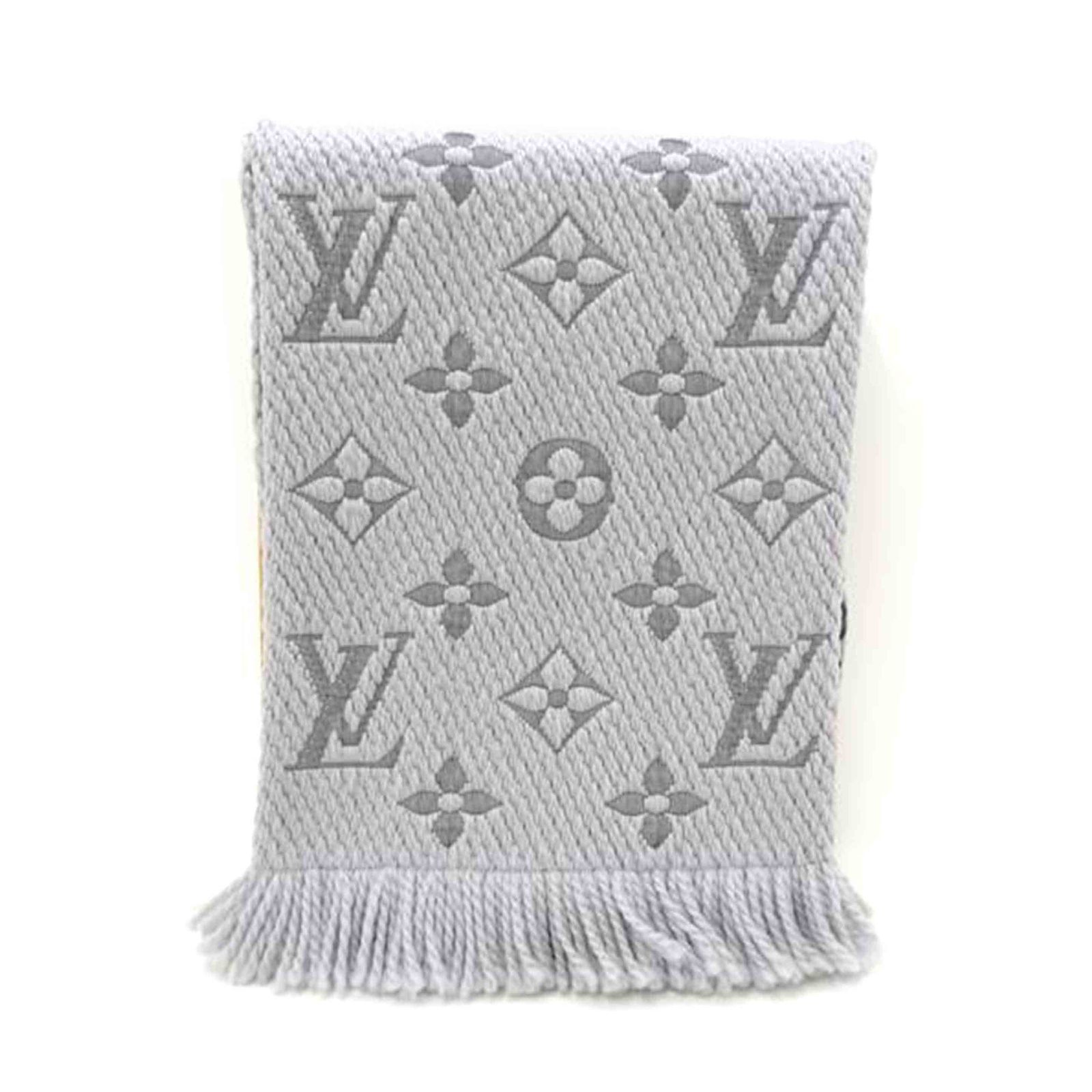 LOUIS VUITTON エシャルプ・ロゴマニア/グリペルル M74742 Aランク 69