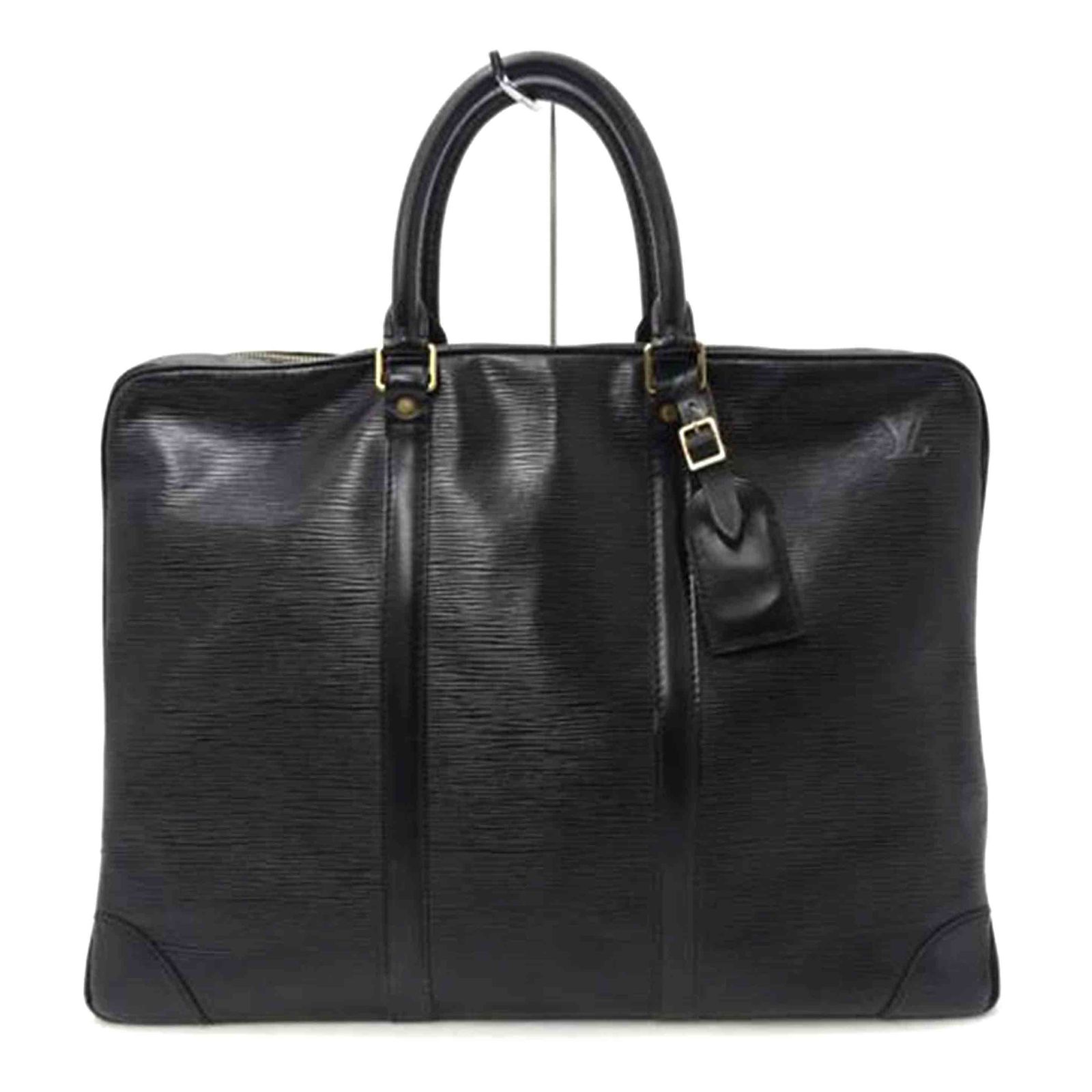 LOUIS VUITTON ポルトドキュマンヴォワヤージュ/エピ/ノワール M59162 Bランク 69