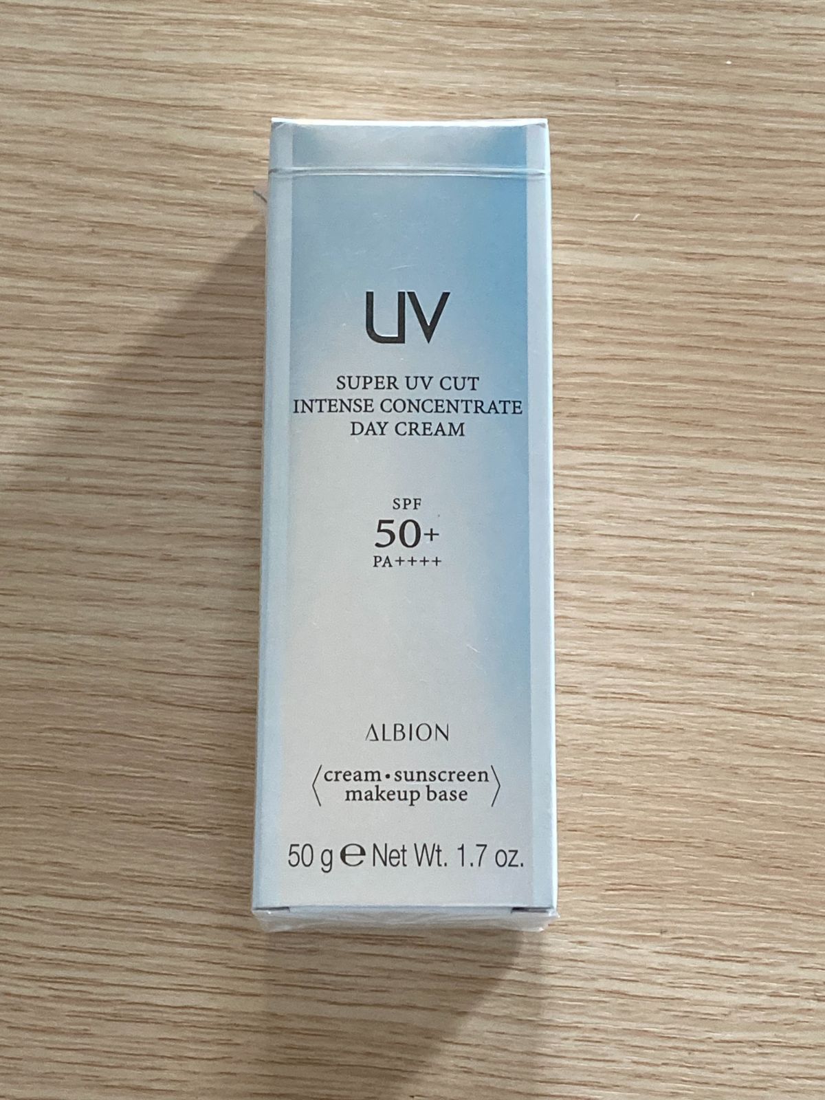 【新品未開封】アルビオン　アルビオン スーパー UV カット インテンスコンセントレート デイクリーム 50g 7,614円