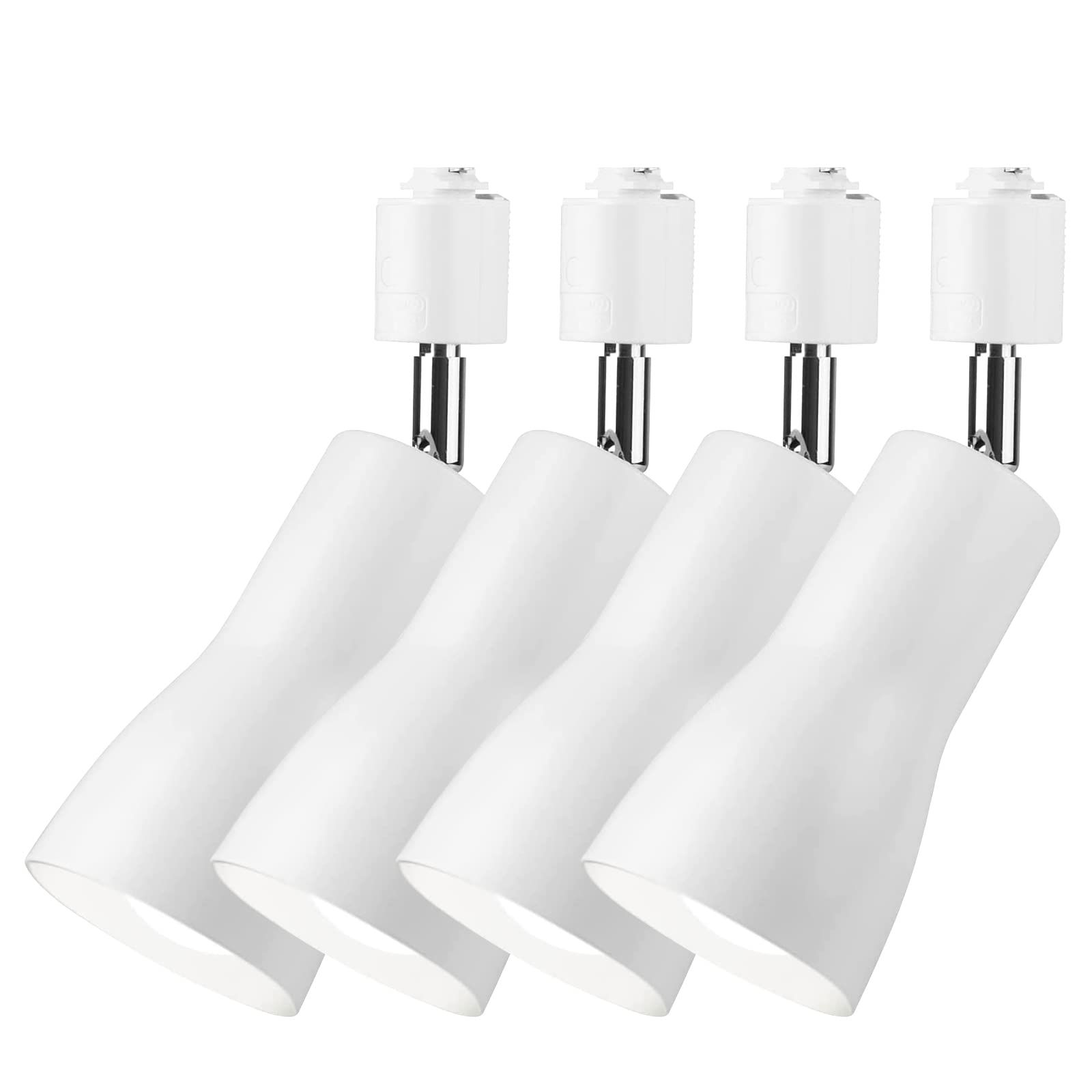 共同照明 4個セット ダクトレール用スポットライト LED電球60W形付き E26 昼光色 ホワイト SETGDE26W-A-9W-4B 天井照明 間接照明 レールライト ライティングバー用 ダクトレール照明 配線ダクトレール用 国内発送 163877d4