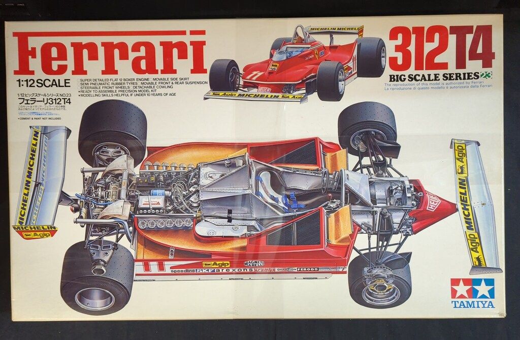 タミヤ 1/12ビッグスケールシリーズNo.23 フェラーリ312T4 12025