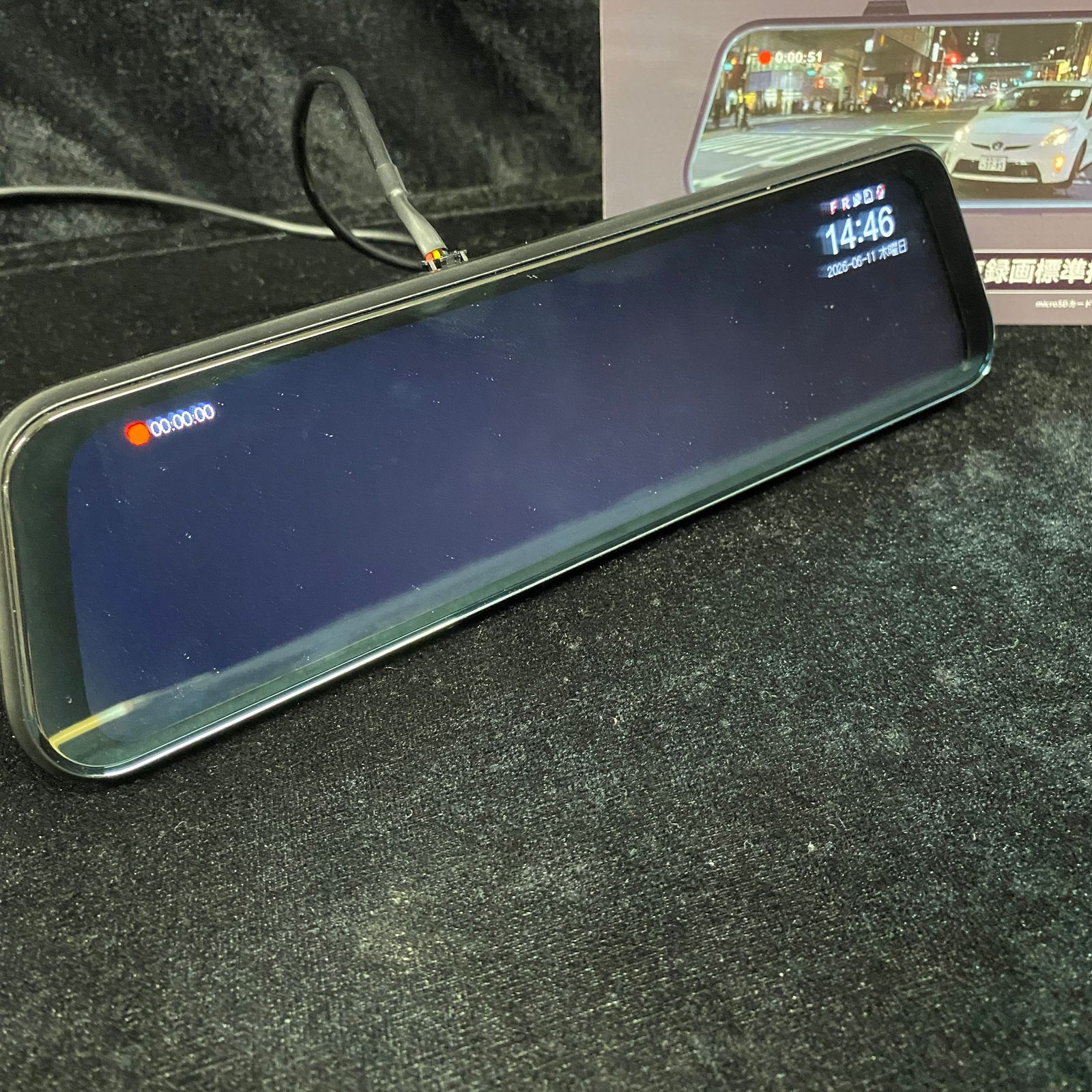 WATEX 10インチデジタルインナーミラー機能搭載ドライブレコーダー DVR