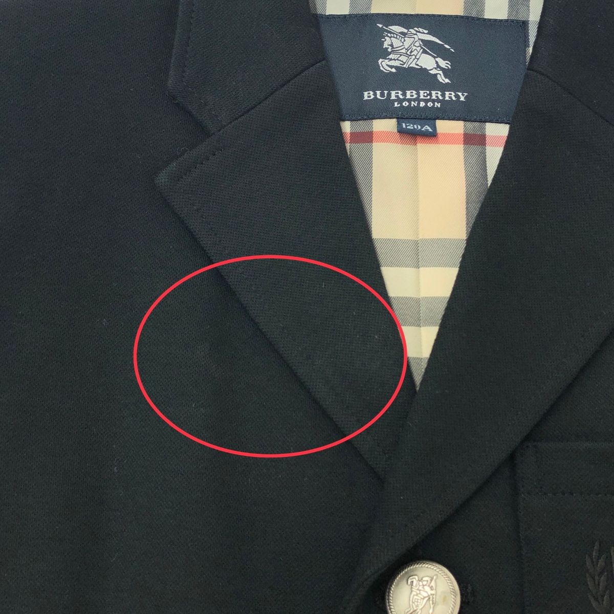 BURBERRY LONDON バーバリーロンドン テーラードジャケット サイズ 