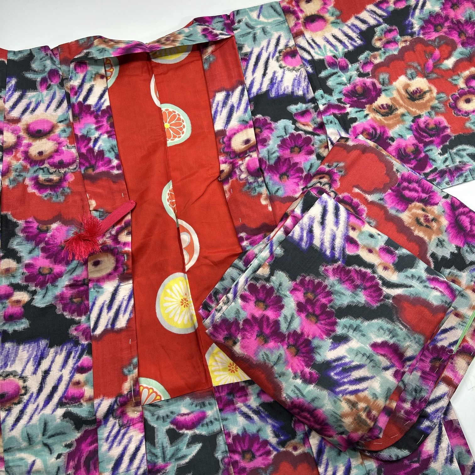 銘仙 子ども 正絹 着物まとめ売り【F213】同梱購入歓迎 リメイク用