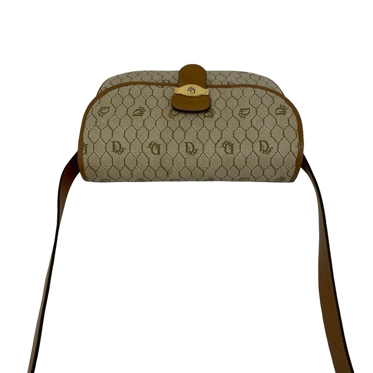極 美品 Christian Dior ディオール ヴィンテージ ハニカム 柄 ロゴ