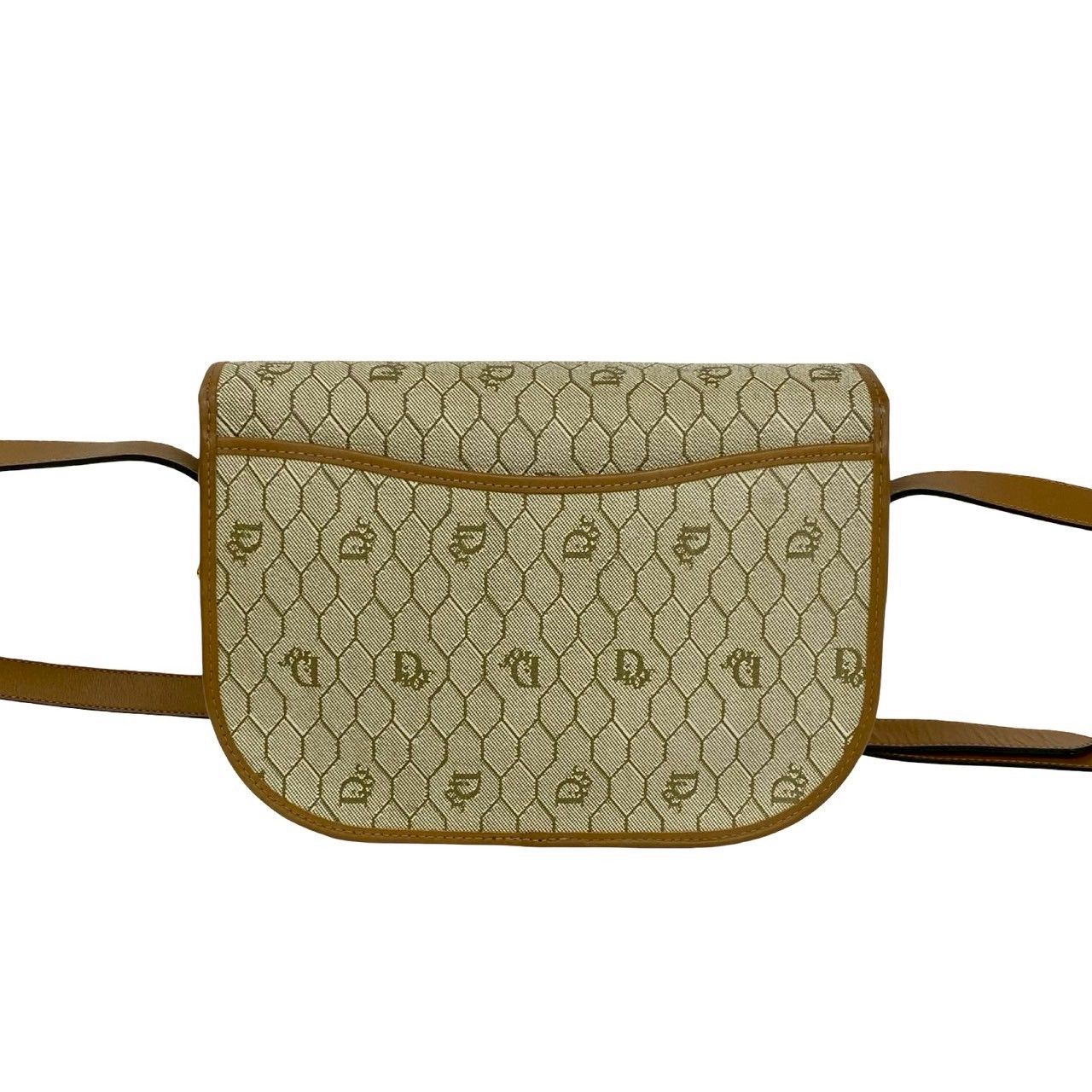 極 美品 Christian Dior ディオール ヴィンテージ ハニカム 柄 ロゴ