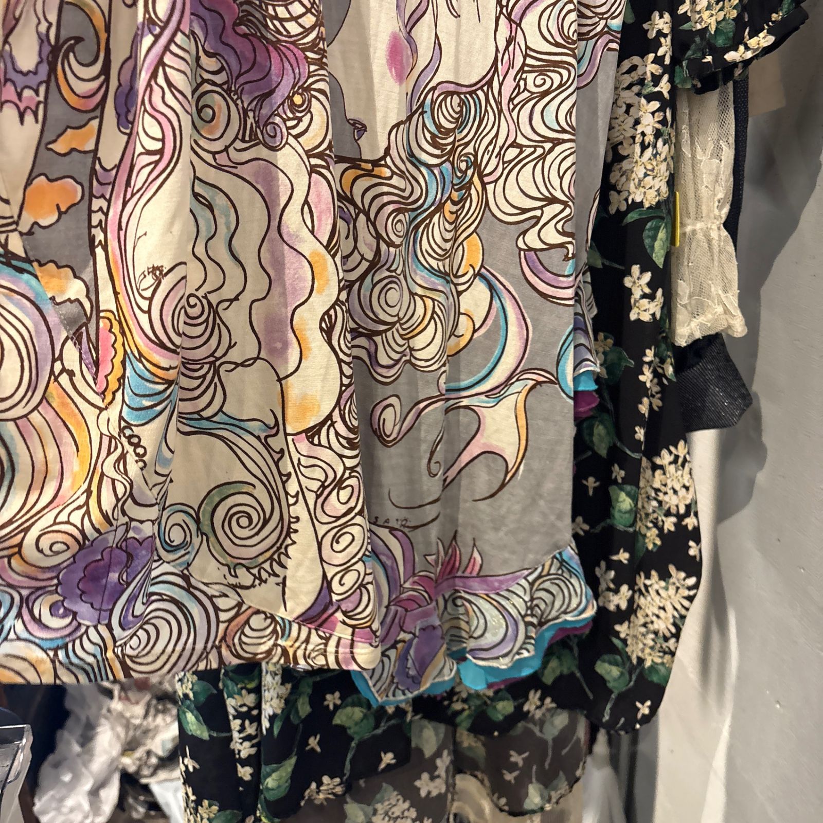東あずま店 併売品】 tsumori chisato ツモリチサト 総柄 ワンピース