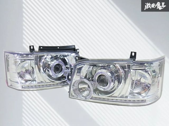 点灯OK！】社外 TOYOTA トヨタ 200系 ハイエース ヘッドライト ヘッド