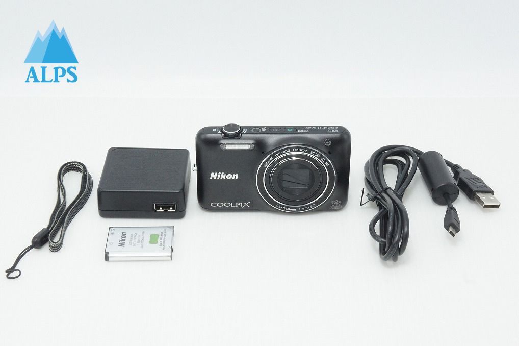 良品 Nikon ニコン COOLPIX S6600 コンパクトデジタルカメラ スマートブラック 260610ad