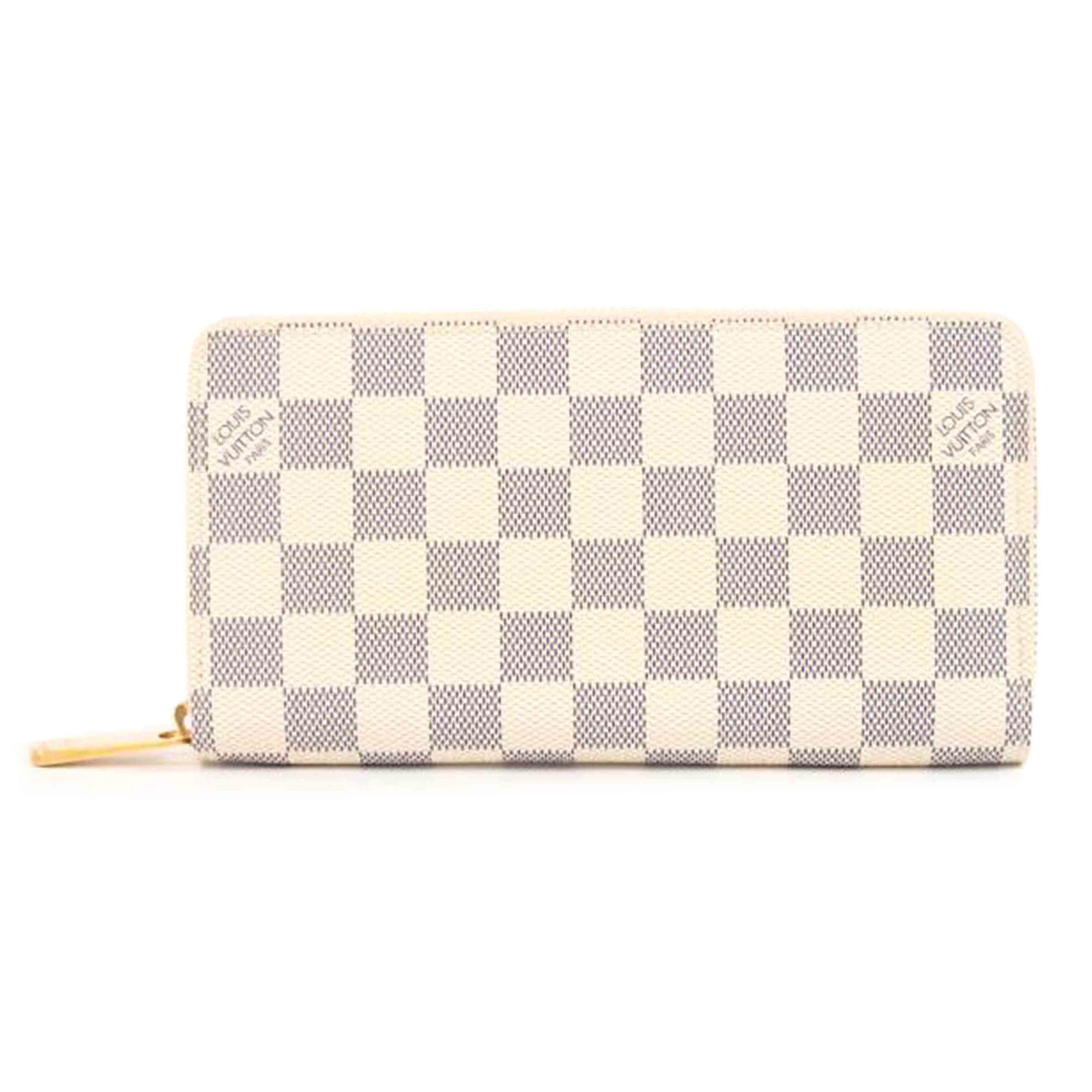 LOUIS VUITTON ジッピーウォレット/ダミエ・アズール N60019 Aランク 71