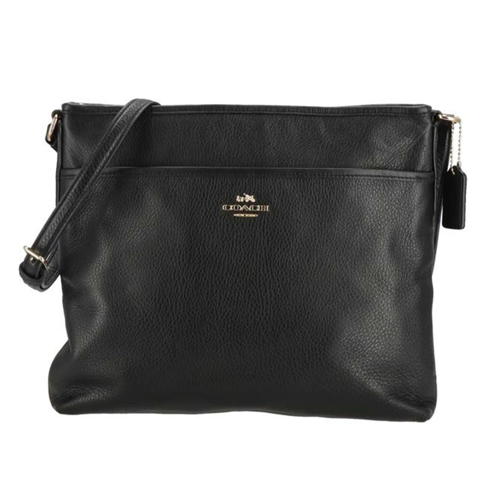 COACH レザーショルダーバッグ/ブラック F37321 Aランク 40 9,163円