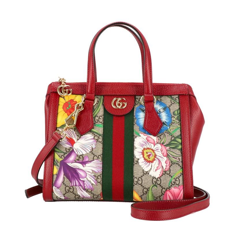GUCCI オフィディアGGフローラスモールトート 547551 Aランク 78