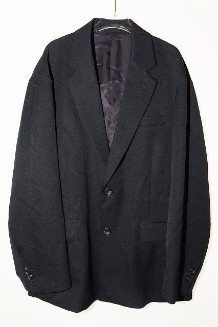 シュタイン ssstein OVERSIZED SINGLE BREASTED JACKET BLACK S ST-1251 オーバーサイズ シングル ブレステッド ジャケット ブラック 【ブランド古着ベクトル】【中古】●260611