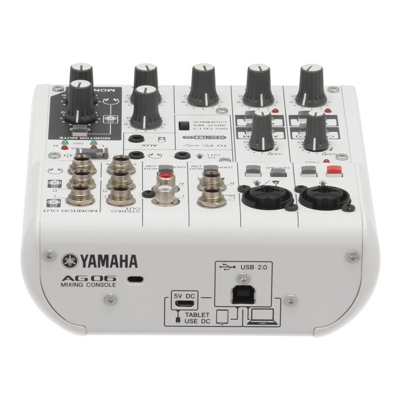 YAMAHA ウェブキャスティングミキサー AG06 ABランク 78 - メルカリ