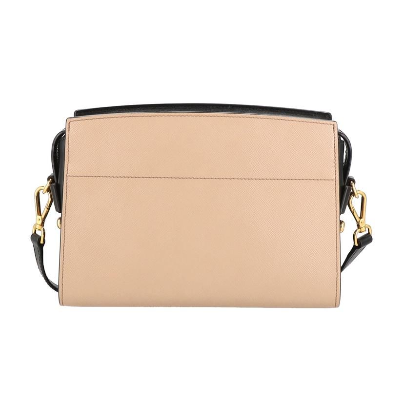 PRADA サフィアーノショルダー/ピンクベージュ 1BH104 ABランク 78