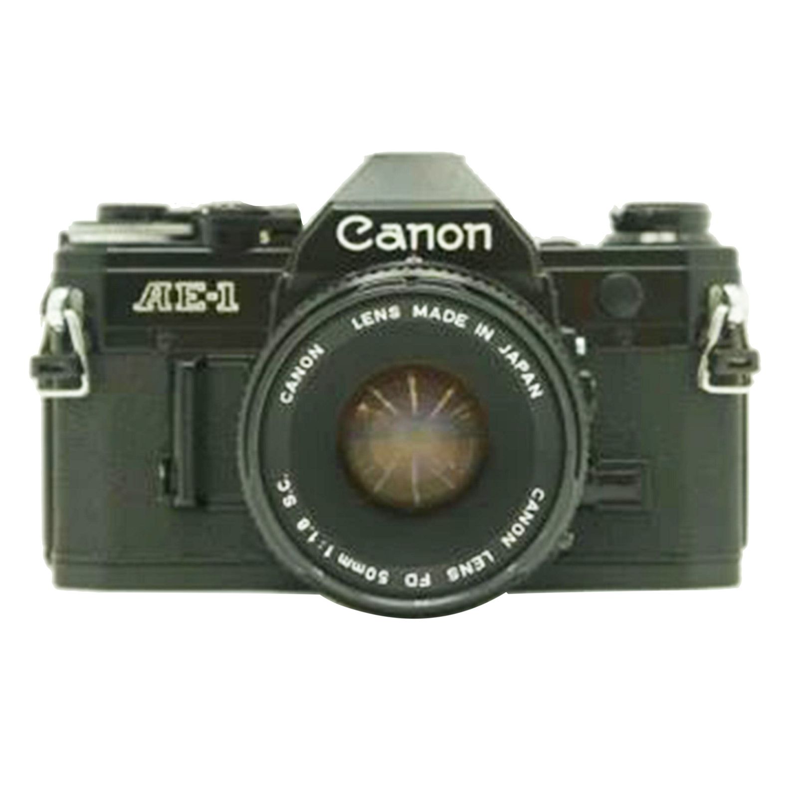 Canon フィルム一眼/AE－1 黒 FD 50/1．8 AE-1 黒 FD 50/1.8 BCランク 75
