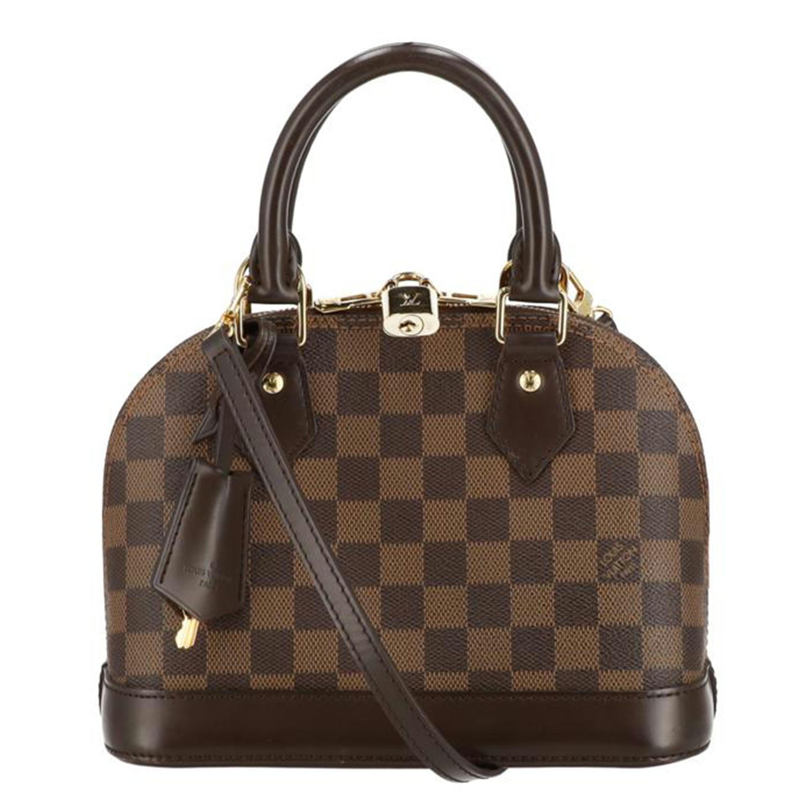 LOUIS VUITTON アルマBB/ダミエエベヌ N41221 ABランク 78