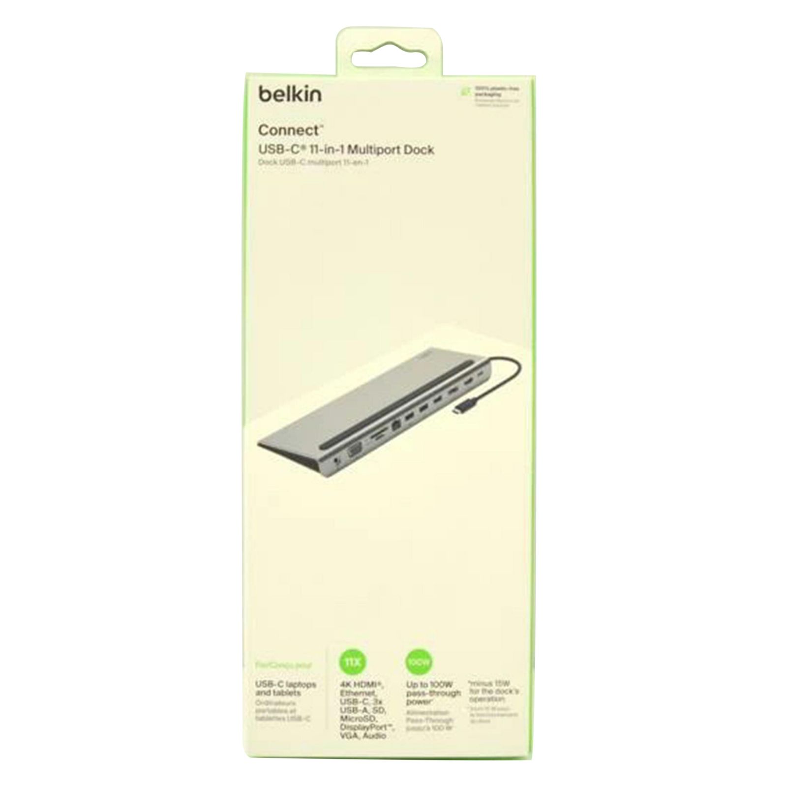 belkin マルチポートドック 11－in－1 Connect USB-C 11-in-1 Multiport Dock Sランク 75