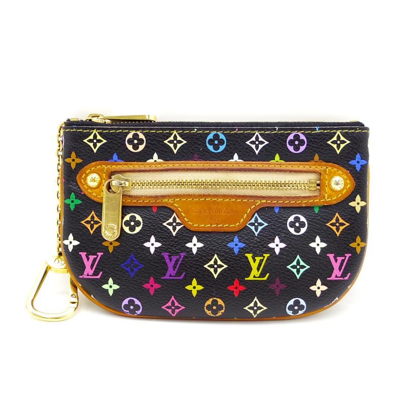 LOUIS VUITTON マルチカラーポシェットMM/モノグラム マルチカラーノワール M60031 Bランク 75