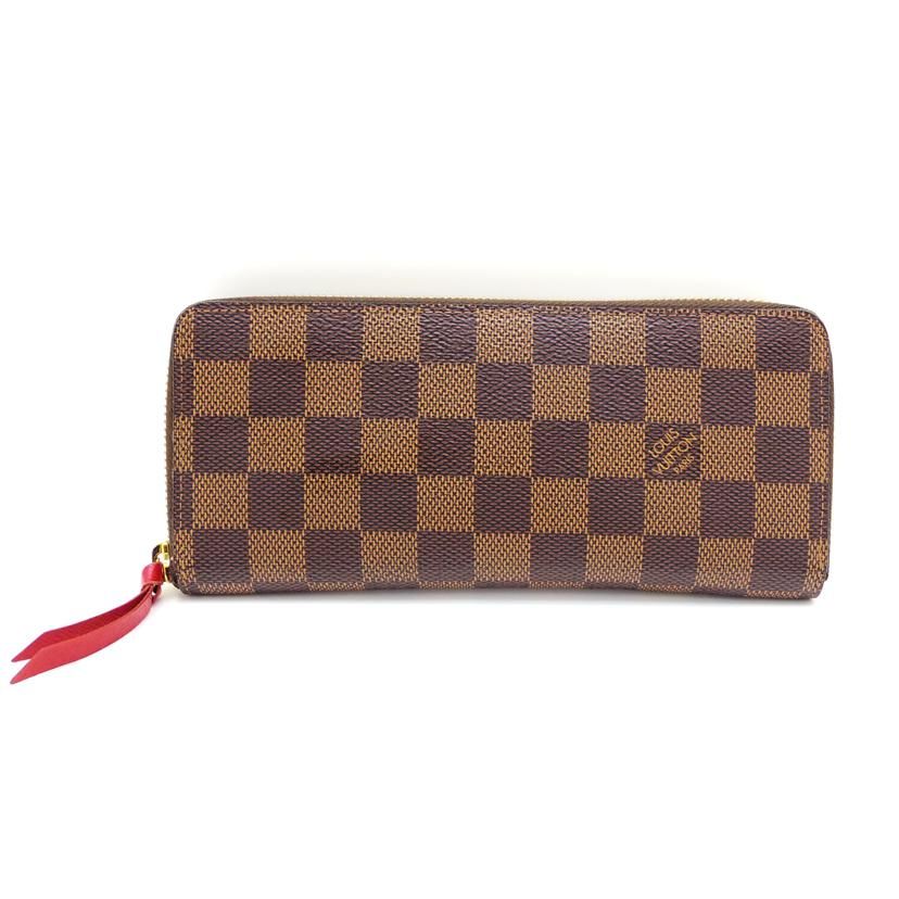 LOUIS VUITTON ポルトフォイユ・クレマンス/ダミエ/スリーズ N60534 Aランク 75