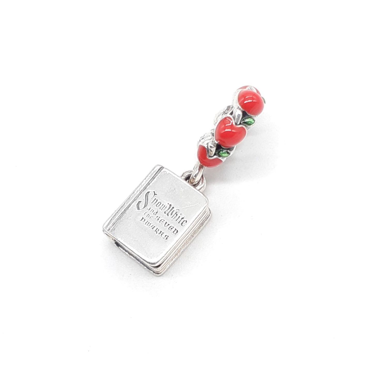 PANDORA PANDORA SILVER 925 SILVER BRACELET NECKLACE CHARM SNOW WHITE DENMARK Z87-4