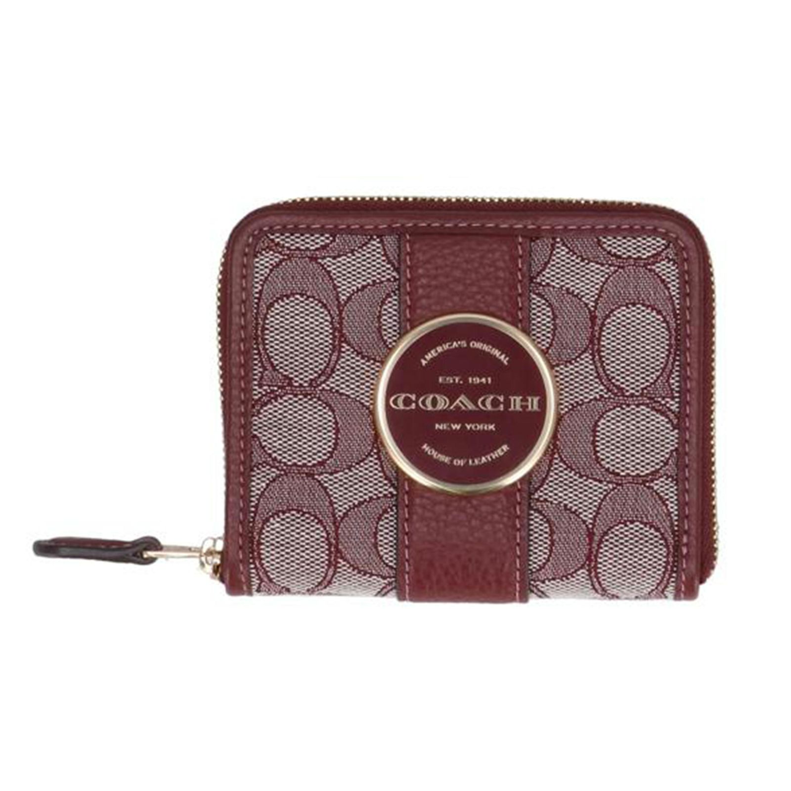 COACH シグネチャーロニースモールジップアラウンドウオレット C8323 SAランク 25