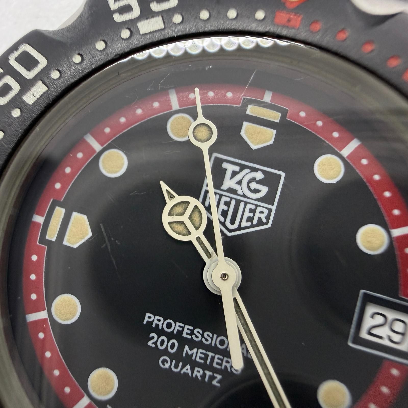 TAG HEUER タグホイヤー フォーミュラ1 SS/ラバー WA1214 ブラック QZ 