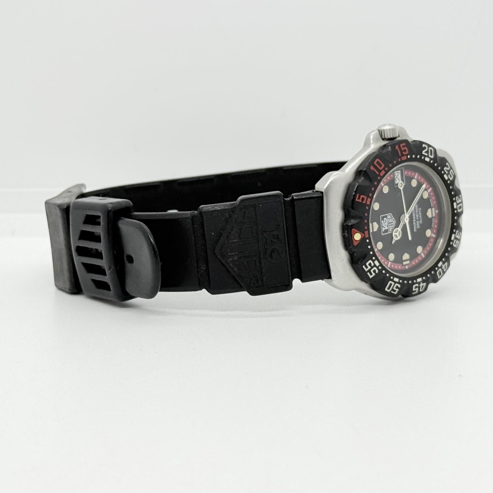 TAG HEUER タグホイヤー フォーミュラ1 SS/ラバー WA1214 ブラック QZ 