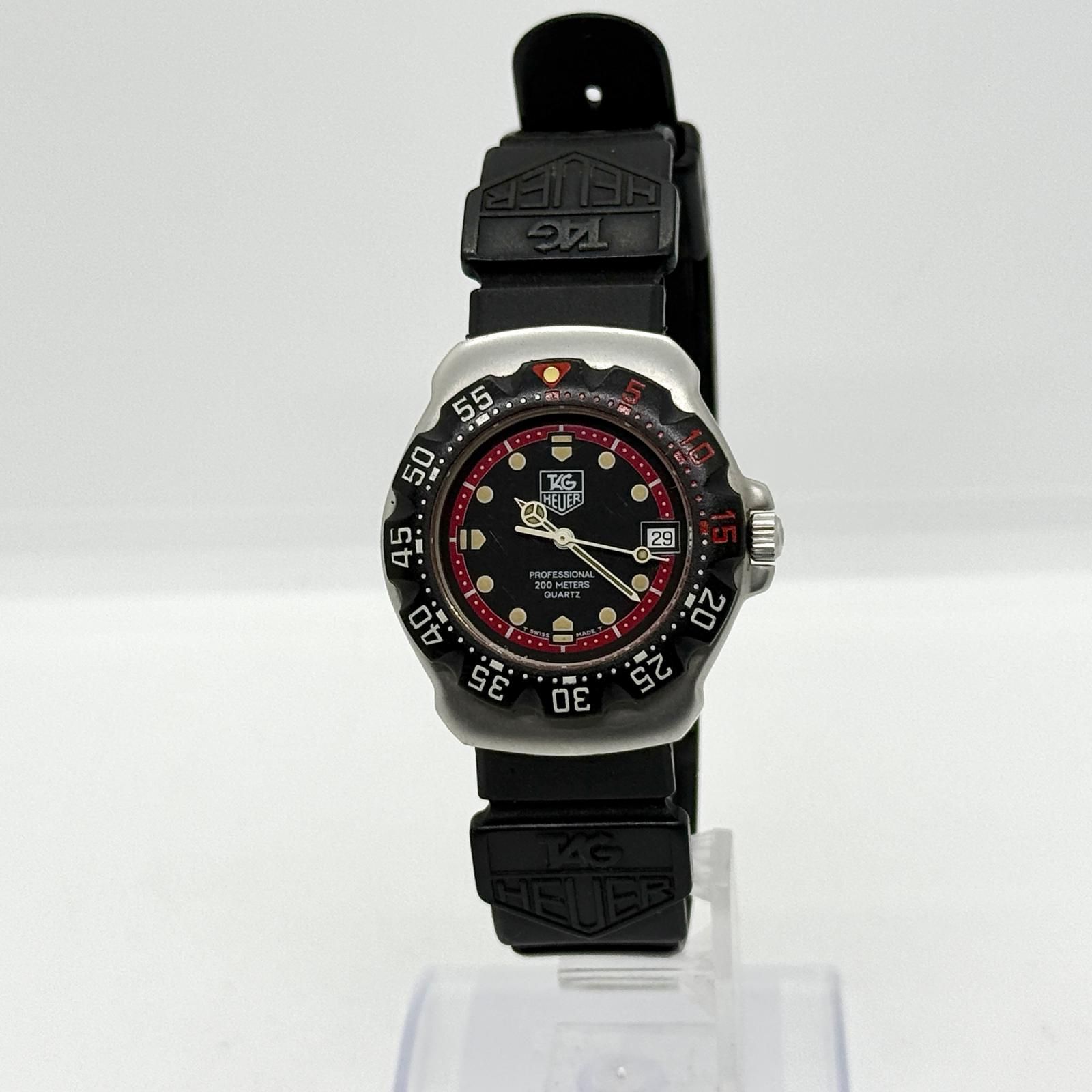 TAG HEUER タグホイヤー フォーミュラ1 SS/ラバー WA1214 ブラック QZ 