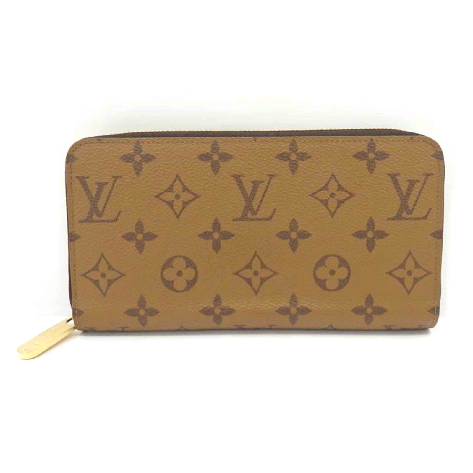 LOUIS VUITTON ジッピー・ウォレット/モノグラム・リバース M82444 Aランク 25