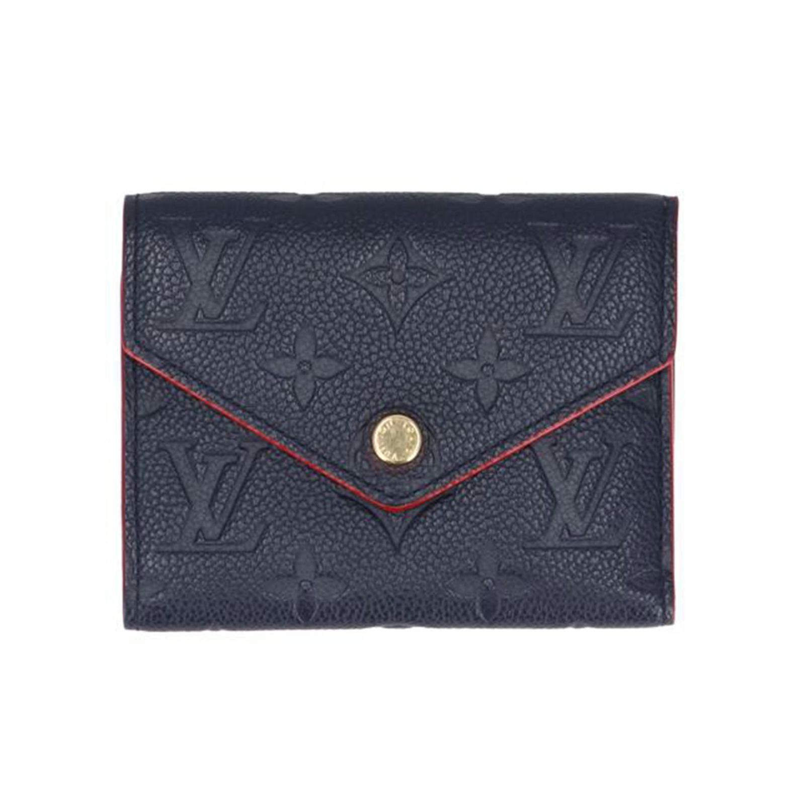 LOUIS VUITTON ポルトフォイユ・ヴィクトリーヌ/アンプラント/マリーヌルージュ M64577 Aランク 40