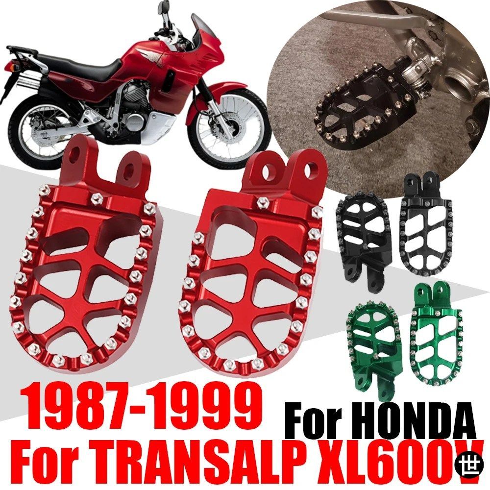 ホンダ トランザルプ 600 XL600V XL600 XL 600V 600 V 1987-1999 用モーターサイクル フットレスト フットペグ フットペグ レスト ペダル