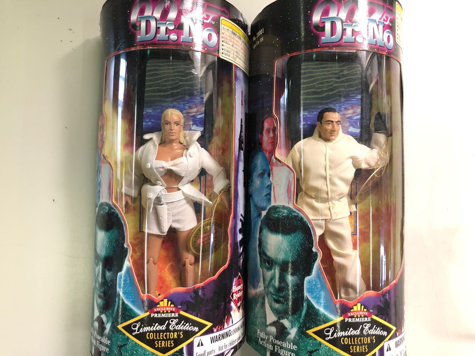 ☆新品未開封 007 Dr.No アクションフィギュア 2体セット ドクター･ノオ ハニー･ライダー