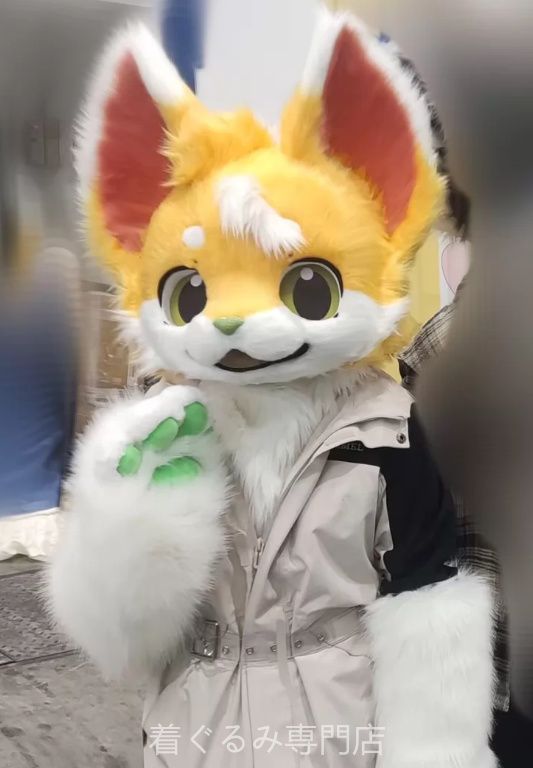 犬　猫　着ぐるみ ヘッド全頭　ヘッド ケモノ ファースーツ ぬいぐるみ コスプレ コスチューム Kurumi 一点物 C624
