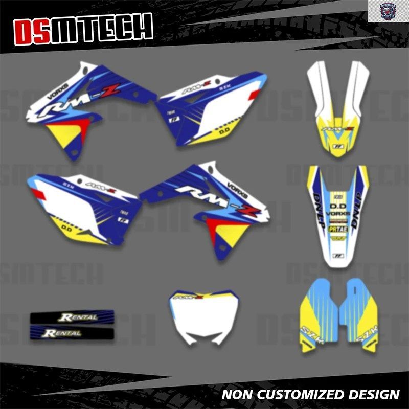 グラフィックデカールステッカーキット RMZ450 2008 - 11-2017 オートバイグラフィック