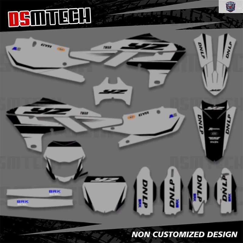ヤマハ YZF450 2018-2022、YZF250 2019-2023、WRF450 2019-2022、WRF250 2020-2023 オートバイ用グラフィック デカール ステッカー キット