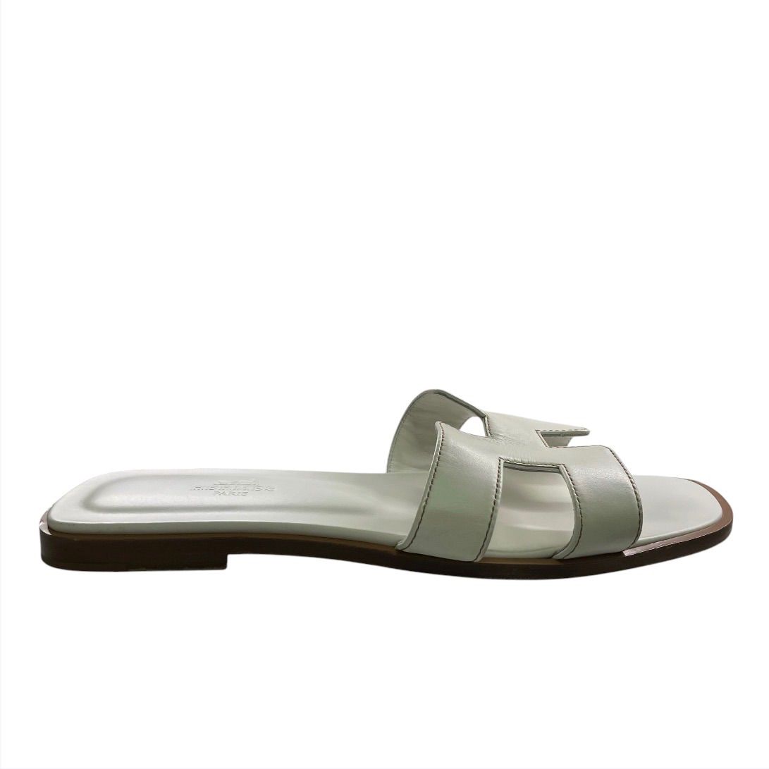 HERMES エルメス サンダル オラン Sandals Oran Blanc White H021056Z