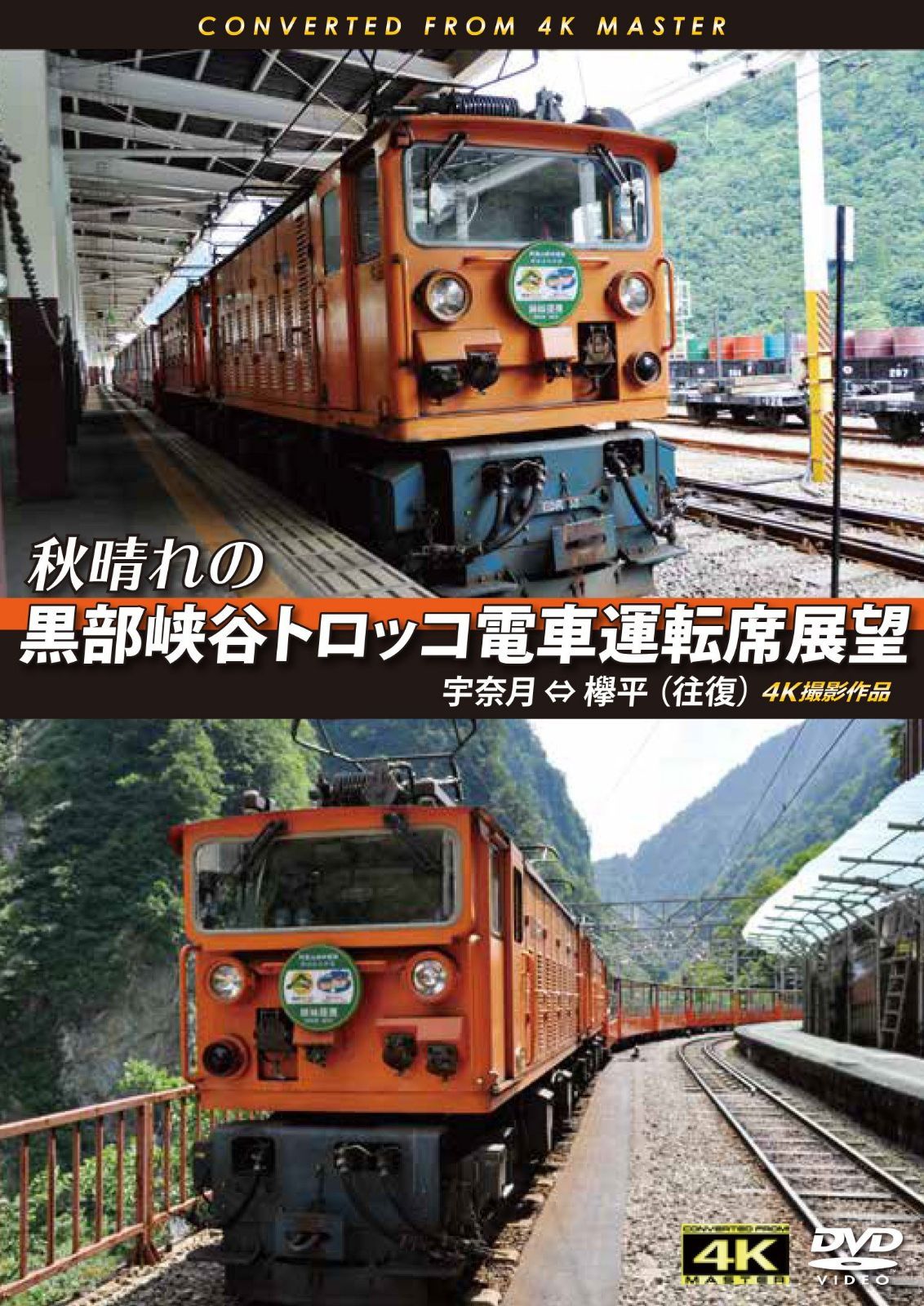 秋晴れの黒部峡谷トロッコ電車運転席展望 宇奈月 ⇔ 欅平(往復) 4K撮影作品 [DVD]