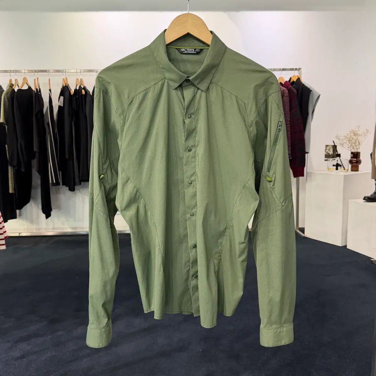 S ARC'TERYX アークテリクス エラホ ナイロン シャツ