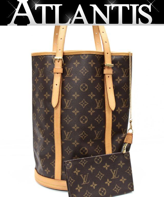 美品 ルイヴィトン Louis Vuitton バゲットGM ショルダートートバッグ モノグラム M42236 【74986】