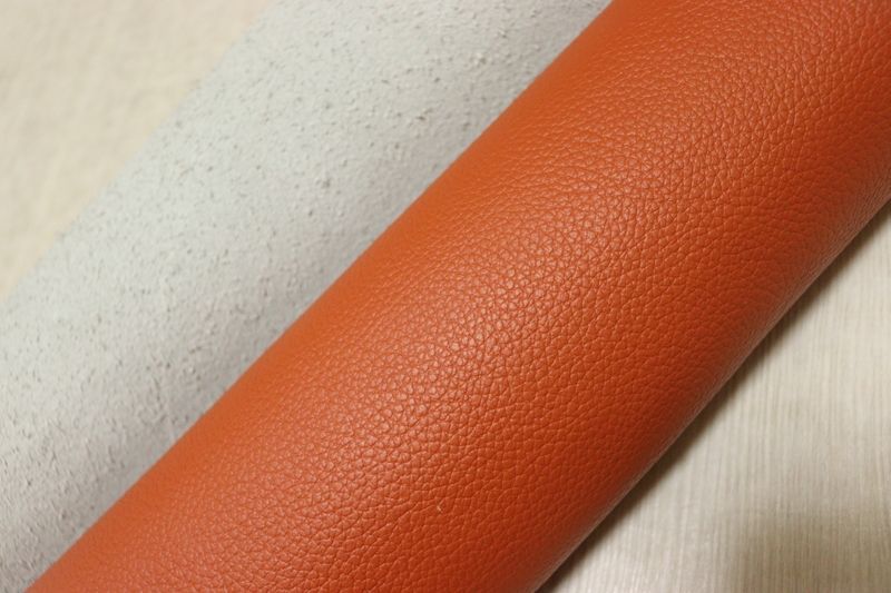 オレンジ 235ds クロム革 牛革 国産 レザー シボ型押し はぎれ 一枚革 レザークラフト 革 皮 本革 diy 生地 材料