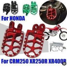 ダートバイク用フットレスト、フットペグ、ペダルパーツ、ホンダ CRM250、CRM 250、XR250R、XR400R、XR 250R 400R、XR 250 R 400 R アクセ