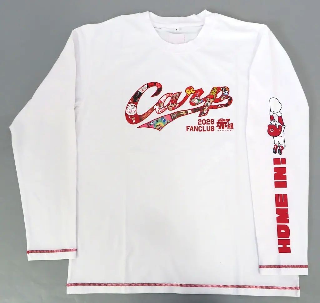 中古】Tシャツ 広島東洋カープ ロングTシャツ ホワイト メンズ